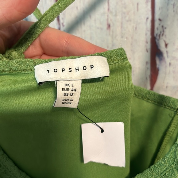 NWT Topshop Lace Halter Midi Dress - Picture 7 of 10